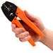 FDT10010 - 26 to 10 AWG Insulated Terminals Crimping Tool, Ratchet - 1 Piece - Ferrules Direct