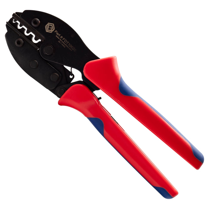 FDT10020 - 22 to 8 AWG Non Insulated Terminals Crimping Tool, Single Indent Style, 1 Piece
