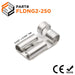 FLDNG2-250 - Non Insulated Flag Terminal Quick Disconnect - 16-14 AWG - 100/pack - Ferrules Direct