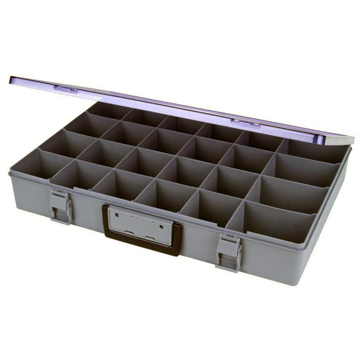 FLM1024-2 - 24 Compartment Gray Small Parts Storage Box, 1 Piece