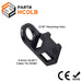 3/4"L x 3/8"W Nylon Saddle Tie Mounts: Tie Width: 3/16", Screw Width: 3/16", Black, 100 Pieces - Ferrules Direct
