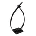 HC103B - Self-Adhesive Tie Mount - 40 x 40 x 12.5mm - Black - With Mounting Hole - Ferrules Direct