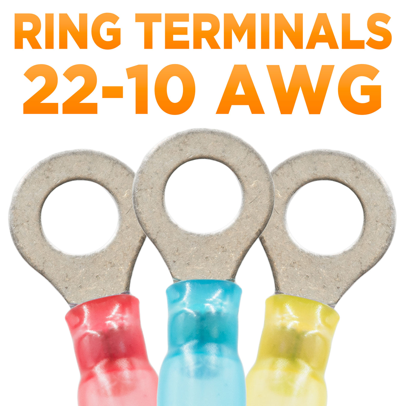 300 Piece Terminal Kit 300-Piece Heat Shrink Butt Connector Assortment – 3M Brand, 22-10 AWG, Made In USA Heat Shrink Crimp Connectors - Foto 1