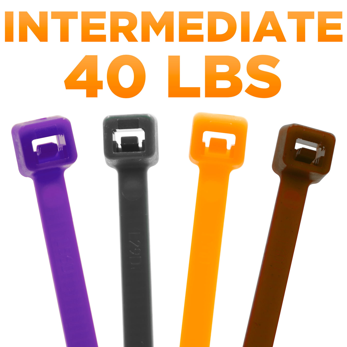 Intermediate Cable Ties (40 lbs)