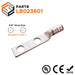 2 AWG Long Barrel 2-Hole Compression Lug, 3/8" Stud - Huya #: LB023801 - Ferrules Direct