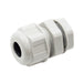 M1207GY - M12 x 1.5mm Metric Thread Nylon Cable Gland, Gray, Range: 1/8" to 1/4"", UL Listed, IP68, IP69K - 1 Piece - Ferrules Direct