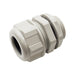 M2516XLGY - M25 x 1.5mm Metric Thread Nylon Cable Gland, Gray, Range: 3/8" to 5/8", XL Length, UL Listed, IP68, IP69K - 1 Piece - Ferrules Direct