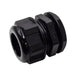 M5031B - M50 x 1.5mm Metric Thread Nylon Cable Gland, Black, Range: 1" to 1-1/4", UL Listed, IP68, IP69K - 1 Piece - Ferrules Direct