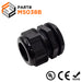 M5038B - M50 x 1.5mm Metric Thread Nylon Cable Gland, Black, Range: 1-1/4" to 1-1/2", UL Listed, IP68, IP69K - 1 Piece - Ferrules Direct