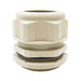 M7556BG - M75 x 2mm Metric Thread Nylon Cable Gland, Beige, Range: 1-7/8" to 2-3/16", UL Recognized, IP68 - Ferrules Direct