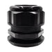 M7556B - M75 x 2mm Metric Thread Nylon Cable Gland, Black, Range: 1-7/8" to 2-3/16", UL Recognized, IP68 - Ferrules Direct