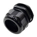 M7556B - M75 x 2mm Metric Thread Nylon Cable Gland, Black, Range: 1-7/8" to 2-3/16", UL Recognized, IP68 - Ferrules Direct