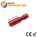 MPFNYD1-156 - Double Crimp Fully Insulated Male Bullet Connectors - 22-16 AWG - Nylon - Ferrules Direct