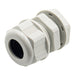 N12712BG - 1/2" NPT Thread Nylon Cable Gland, Beige, Range: 1/4" to 1/2", UL Listed, IP68, IP69K - 1 Piece - Ferrules Direct