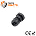 N1407B - 1/4" NPT Thread Nylon Cable Gland, Black, Range: 1/8" to 1/4", IP68, IP69K - 1 Piece - Ferrules Direct