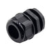 N3416B - 3/4" NPT Thread Nylon Cable Gland, Black, Range: 3/8" to 5/8", UL Listed, IP68, IP69K - 1 Piece - Ferrules Direct