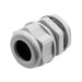 N3416GY - 3/4" NPT Thread Nylon Cable Gland, Gray, Range: 3/8" to 5/8", UL Listed, IP68, IP69K - 1 Piece - Ferrules Direct