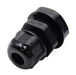N3806B - 3/8" NPT Thread Nylon Cable Gland, Black, Range: 1/16" to 1/4", UL Listed, IP68, IP69K - 1 Piece - Ferrules Direct