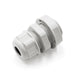 N3808GY - 3/8" NPT Thread Nylon Cable Gland, Gray, Range: 3/16" to 5/16", UL Listed, IP68, IP69K - 1 Piece - Ferrules Direct
