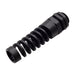 N3418SRB - 3/4" NPT Thread Nylon Flexible Cable Gland, Black, Range: 1/2" to 11/16", UL Listed, IP68, IP69K - 1 Piece - Ferrules Direct