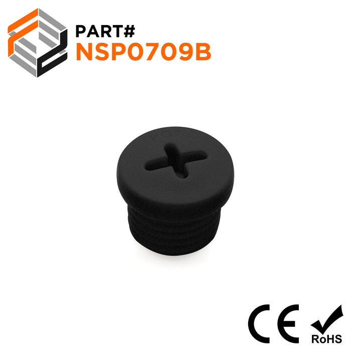NSP0709B PG7 Nylon Screw Plug - Black
