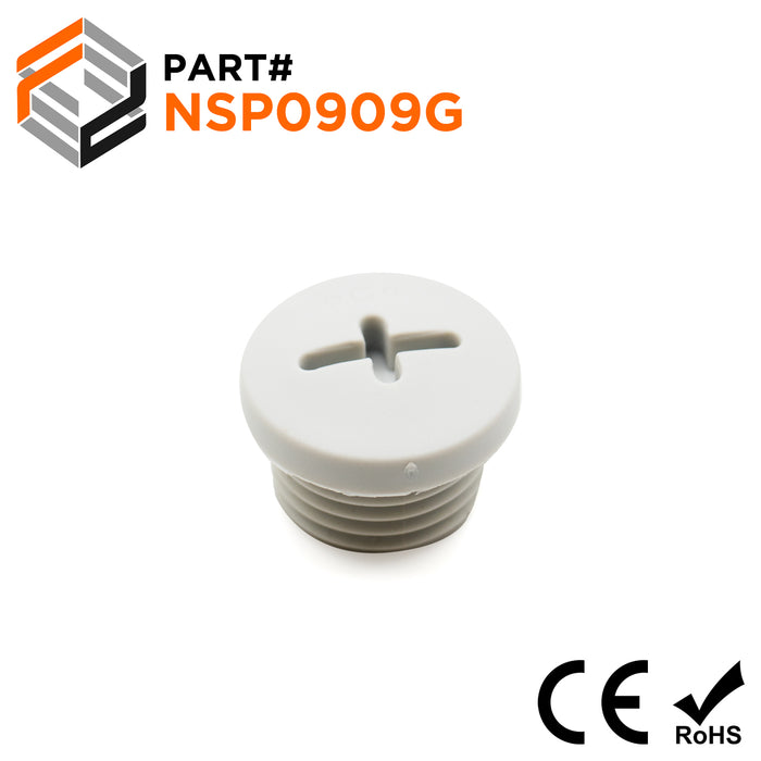 NSP0909G - PG9 Nylon Screw Plug - Gray