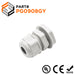 P0908GY - PG9 Thread Nylon Cable Gland, Gray, Range: 3/16" to 5/16", UL Listed, IP68, IP69K -  1 Piece - Ferrules Direct