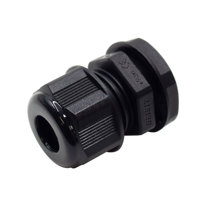 Pg11 Thread P1110B - PG11 Thread Nylon Cable Gland, Black, Range: 3/16