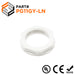 PG11 Thread Nylon Lock Nut for PG Cable Glands, Gray, UL Approved, 1 Piece - PG11GY-LN - Ferrules Direct
