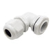 PG13.5  Right Angle Cable Gland - 6-12mm - Gray - PG13512RA-GY - Ferrules Direct