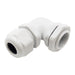 PG16  Right Angle Cable Gland - 7-12mm - Gray - PG1612RA-GY - Ferrules Direct