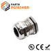 P1614BR - PG16 Thread Plated Brass Cable Gland, Range: 3/8" to 9/16", UL Listed, IP68, IP69K - 1 Piece - Ferrules Direct