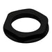 PG16LN-B - Nylon PG16 Lock Nut - Black - Ferrules Direct