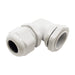 PG21  Right Angle Cable Gland - 9-16mm - Gray - PG2116RA-GY - Ferrules Direct