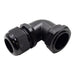 PG29  Right Angle Cable Gland - 18-25mm - Black - PG2925RA - Ferrules Direct