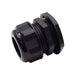 M4026B - M40 x 1.5mm Metric Thread Nylon Cable Gland, Black, Range: 13/16" to 1", UL Listed, IP68, IP69K - 1 Piece - Ferrules Direct
