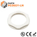 PG36 Thread Nylon Lock Nut for PG Cable Glands, Gray, UL Approved, 1 Piece - PG36GY-LN - Ferrules Direct