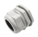 P4238GY - PG42 Thread Nylon Cable Gland, Gray, Range: 1-1/4" to 1-1/2", UL Listed, IP68, IP69K - 1 Piece - Ferrules Direct