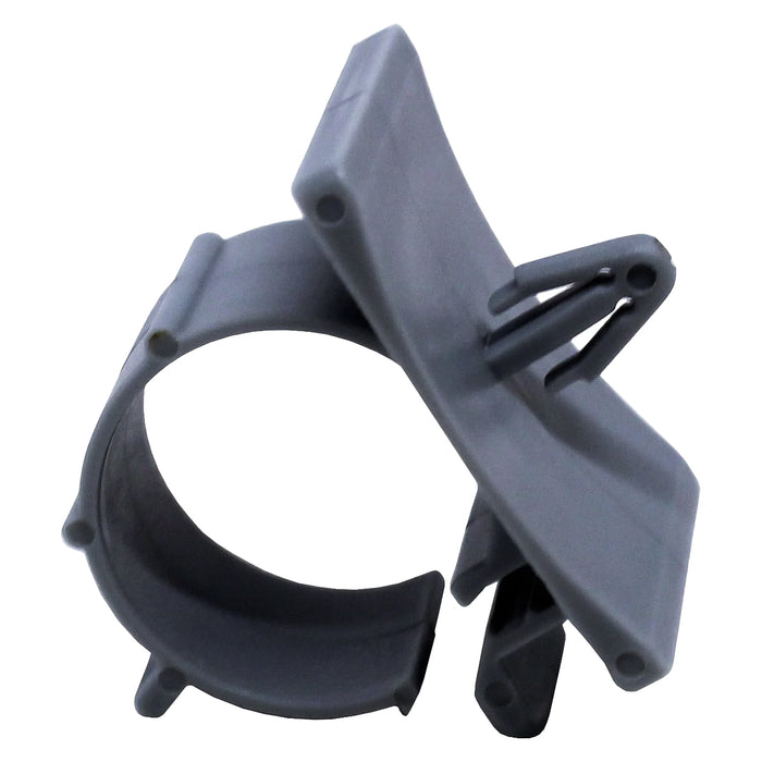 Nylon Adjustable Push Mount Cable Clamps, Gray, Range: 5/8" to 11/16" - PTS-1618