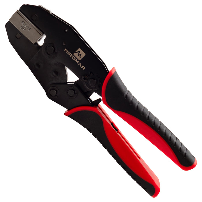 Quick-Change Tool & Die Set for 4P4C Connectors (6P2C, 6P4C/RJ11, 6P6C/RJ12 Plugs) - QC7G2