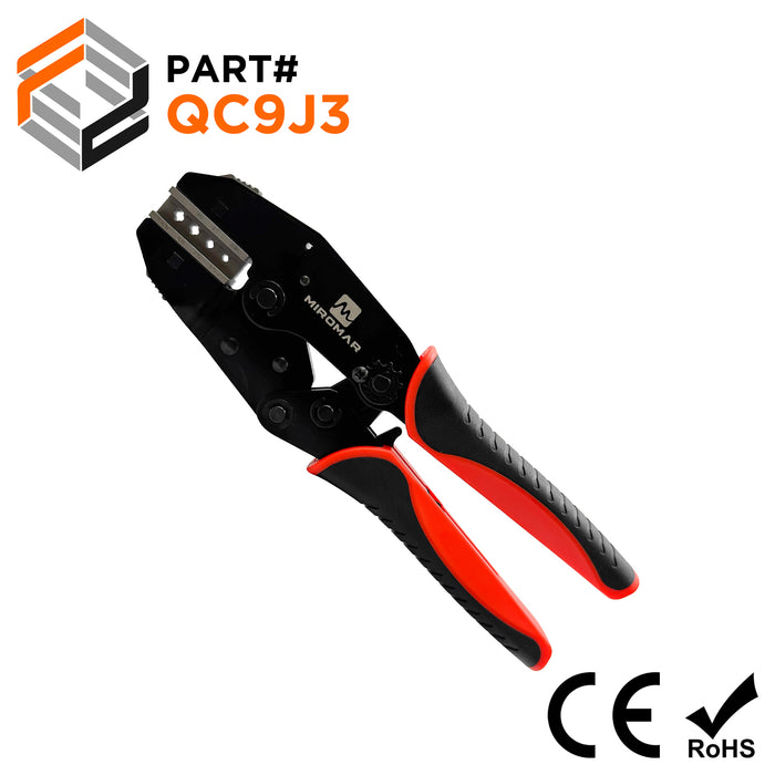 Quick-Change Tool & Die Set for Tyco Solar Connectors (15 to 10 AWG) - QC9J3