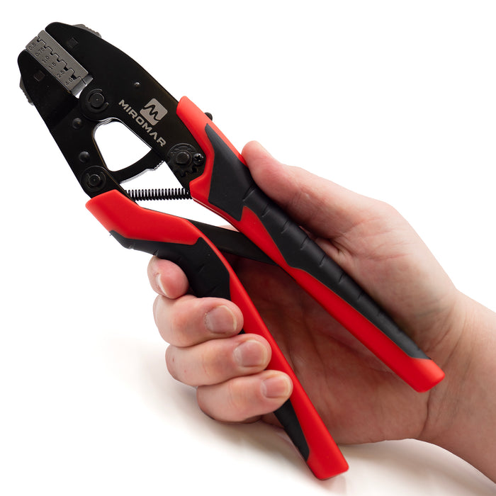22 to 12 AWG Wire Ferrules Crimping Tool, XL Quick Change, Trapezoidal ...
