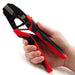 22 to 12 AWG Wire Ferrules Crimping Tool, XL Quick Change, Trapezoidal Profile, QCL1A - Ferrules Direct