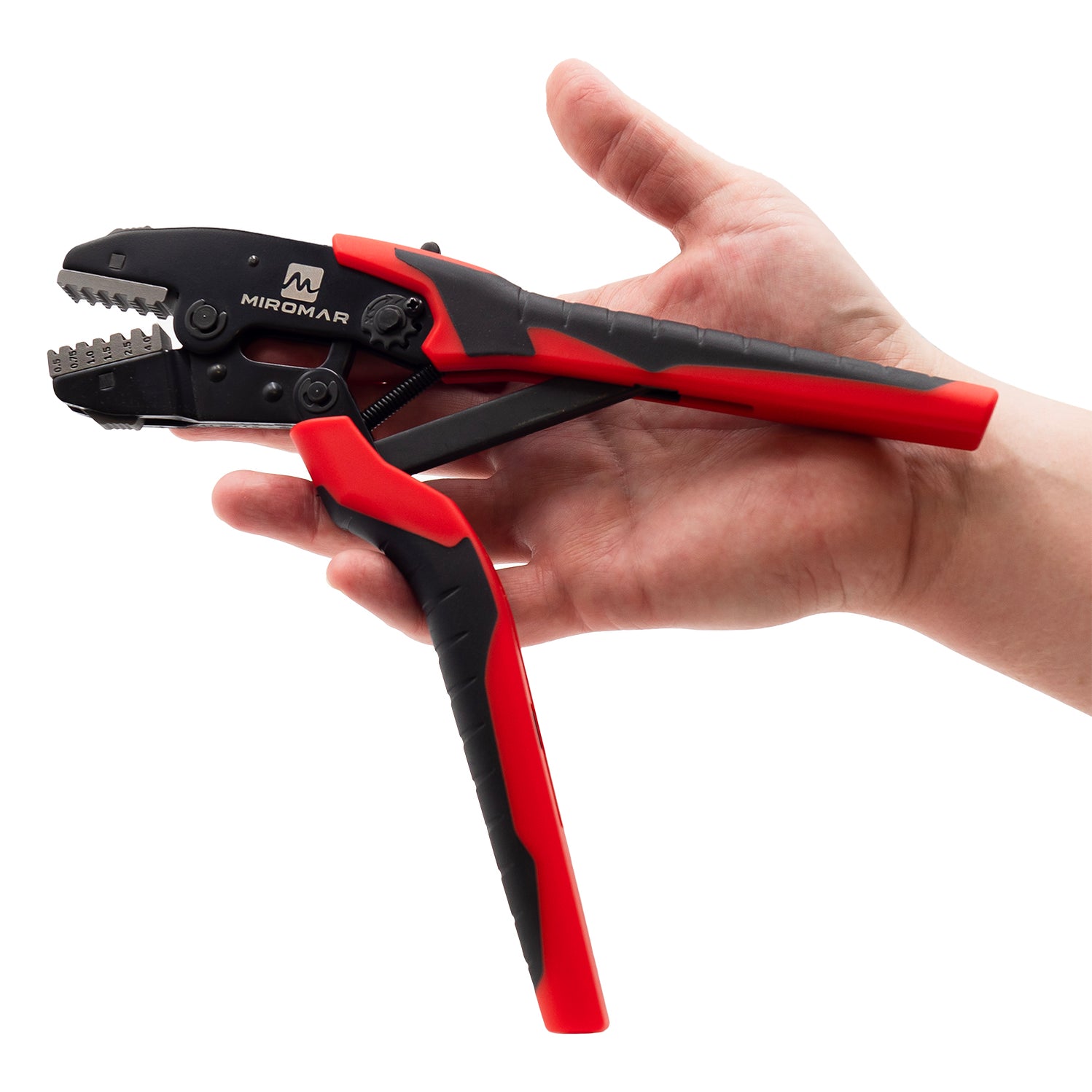 Quick Change Wire Rig 22 to 12 AWG Wire Ferrules Crimping Tool, XL Quick Change, Trapezoidal ...