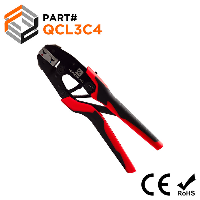 QCL3C4 - XL Quick-Change Tool & Die Set for Insulated Flag Terminals (22 to 14 AWG)