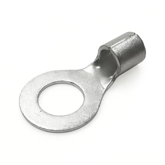 RNB38-16 - 2 AWG Non Insulated Ring Terminals, 5/8" Stud, UL Recognized, 10 Pieces