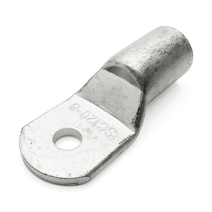 SCH12008 - 4/O AWG Non Insulated Tubular Ring Lugs, 5/16" Stud, 5 Pieces