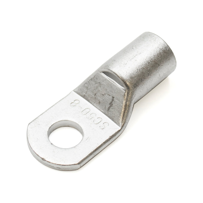 SCH508 - 1 AWG Non Insulated Tubular Ring Lugs, 5/16" Stud, 10 Pieces