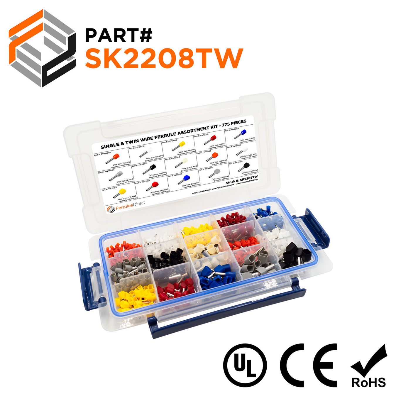 Single & Twin Wire 775 Piece Snap-Tight Assortment Kits