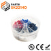22 to 14 AWG Single Insulated Wire Ferrules Mini Kit, 400 Pieces, Series D - SK2214D - Ferrules Direct